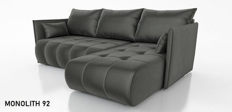 ECKSOFA BETT NESS 214CM / FEDERN + SCHAUM / FARBWAHL