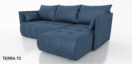 ECKSOFA BETT NESS 214CM / FEDERN + SCHAUM / FARBWAHL