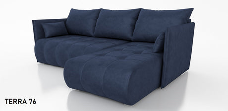 ECKSOFA BETT NESS 214CM / FEDERN + SCHAUM / FARBWAHL