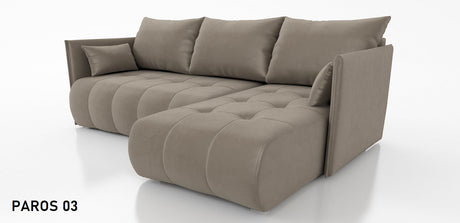 ECKSOFA BETT NESS 214CM / FEDERN + SCHAUM / FARBWAHL