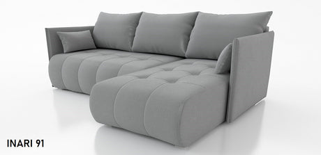 ECKSOFA BETT NESS 214CM / FEDERN + SCHAUM / FARBWAHL