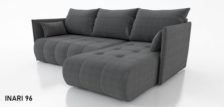ECKSOFA BETT NESS 214CM / FEDERN + SCHAUM / FARBWAHL