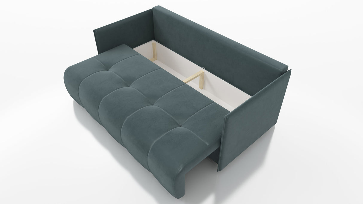 NIEUW! SLAAPBANK NESS 199CM VERING + SCHUIM / KLEURKEUZE
