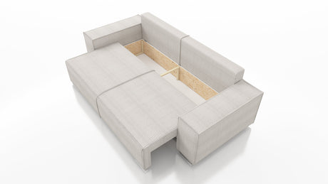SOFA BETT FIORD POSO 100 250cm / FEDERN + SCHAUM
