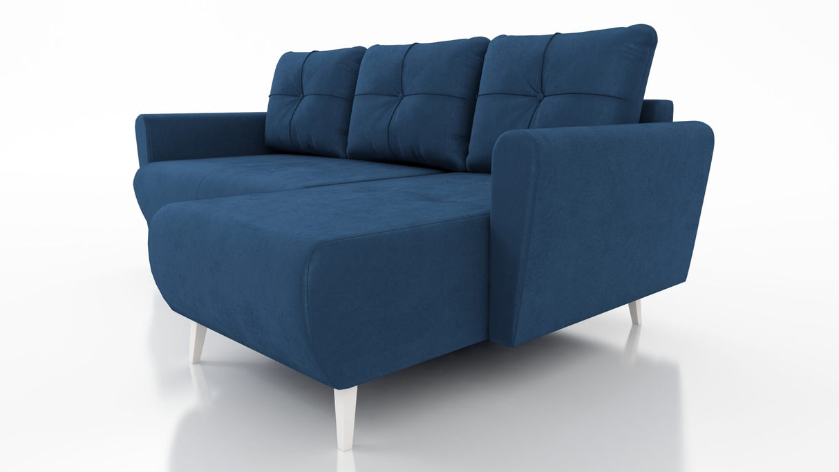 CORNER SOFA BED MONE UNIVERSAL 228cm KRONOS 05 EASY CLEAN FABRIC / BONELL SPRINGS + FOAM