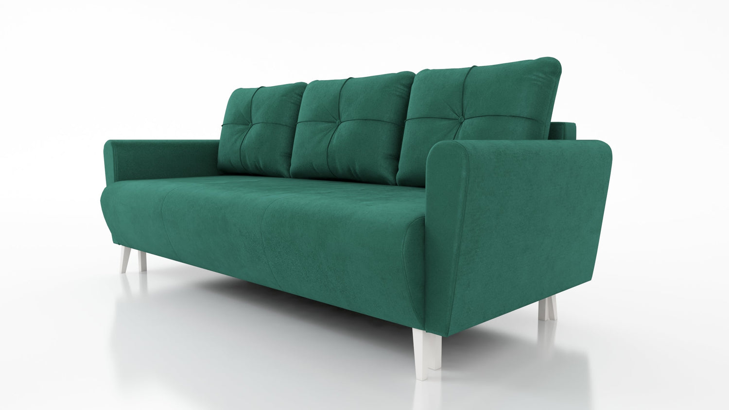 ROZKLÁDACÍ POHOVKA MONE VOLBA BARVY 221CM LÁTKY SEASY CLEAN / BONELL Pružiny + PĚNA