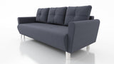 Slaapbank, keuze uit meerdere kleuren, 221 cm, Seasy Clean stof / Bonell veren + schuim