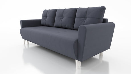 Schlafsofa MONE Farbauswahl 221CM Seasy Clean Stoff / Bonellfedern + Schaumstoff