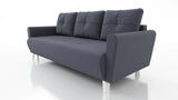 SOFA BETT MONE 221CM KRONOS 22 EINFACH ZU REINIGENDER STOFF / BONELLFEDERN + SCHAUM