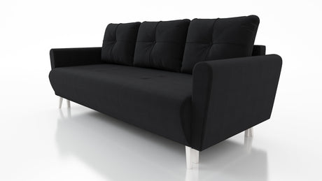 Schlafsofa MONE Farbauswahl 221CM Seasy Clean Stoff / Bonellfedern + Schaumstoff