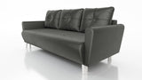 Slaapbank, keuze uit meerdere kleuren, 221 cm, Seasy Clean stof / Bonell veren + schuim