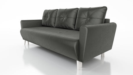Schlafsofa MONE Farbauswahl 221CM Seasy Clean Stoff / Bonellfedern + Schaumstoff