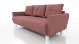 SOFA BETT MONE 221CM KRONOS 29 EINFACH ZU REINIGENDER STOFF / BONELLFEDERN + SCHAUM