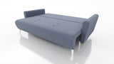 Slaapbank, keuze uit meerdere kleuren, 221 cm, Seasy Clean stof / Bonell veren + schuim