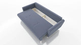 SOFA BETT MONE 221CM MONOLITH 37EASY CLEAN STOFF / BONELLFEDERN + SCHAUM
