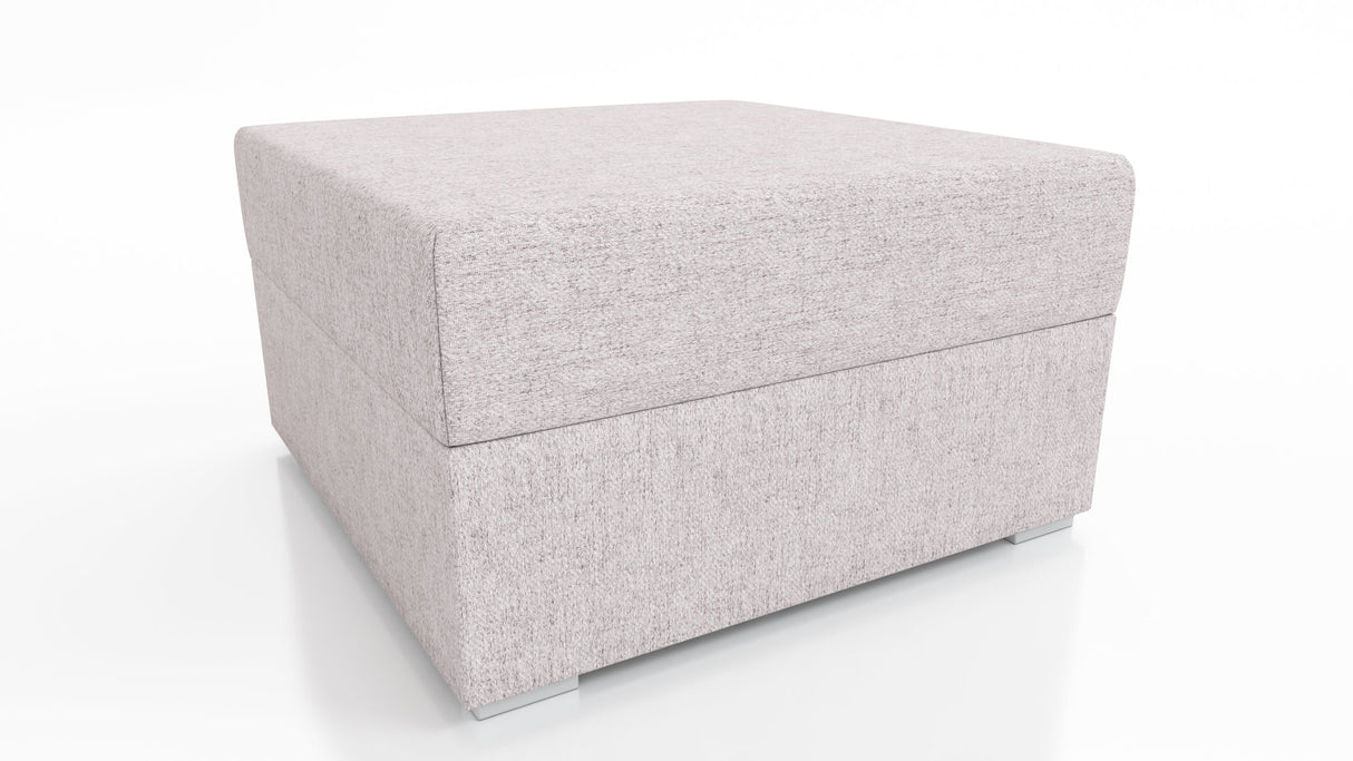 ECKSOFA BETT FINO 228CM + PASSENDER HOCKER / FEDERN + SCHAUMSTOFF