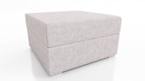 ECKSOFA BETT FINO 228CM + PASSENDER HOCKER / FEDERN + SCHAUMSTOFF