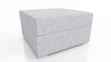 ECKSOFA BETT FINO 228CM + PASSENDER HOCKER / FEDERN + SCHAUMSTOFF
