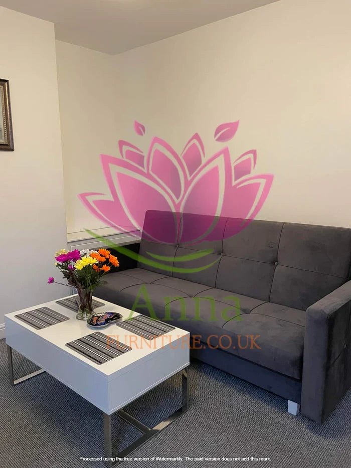 SOFA BETT COSMO 210cm / FEDERN + SCHAUM AUSWAHL DER FARBE LEICHT ZU REINIGENDER STOFF