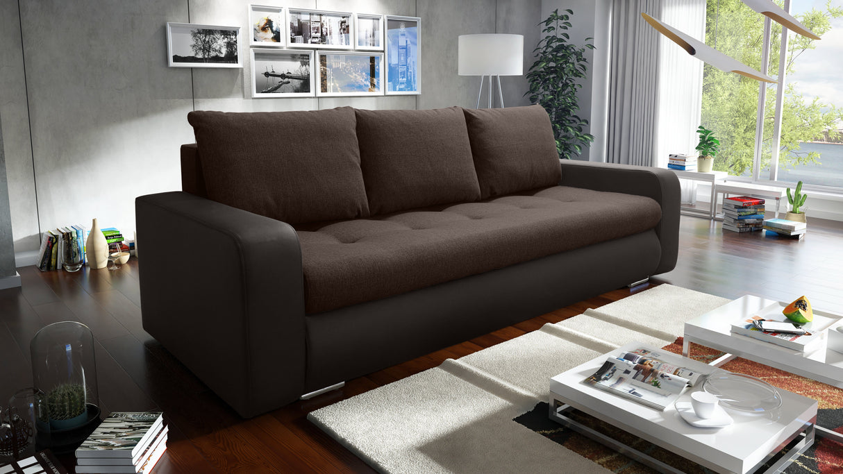 Slaapbank Davy 228cm / Bonell-veren + schuimkleur naar keuze