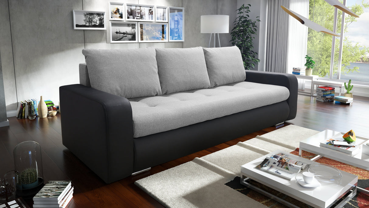Slaapbank Davy 228cm / Bonell-veren + schuimkleur naar keuze