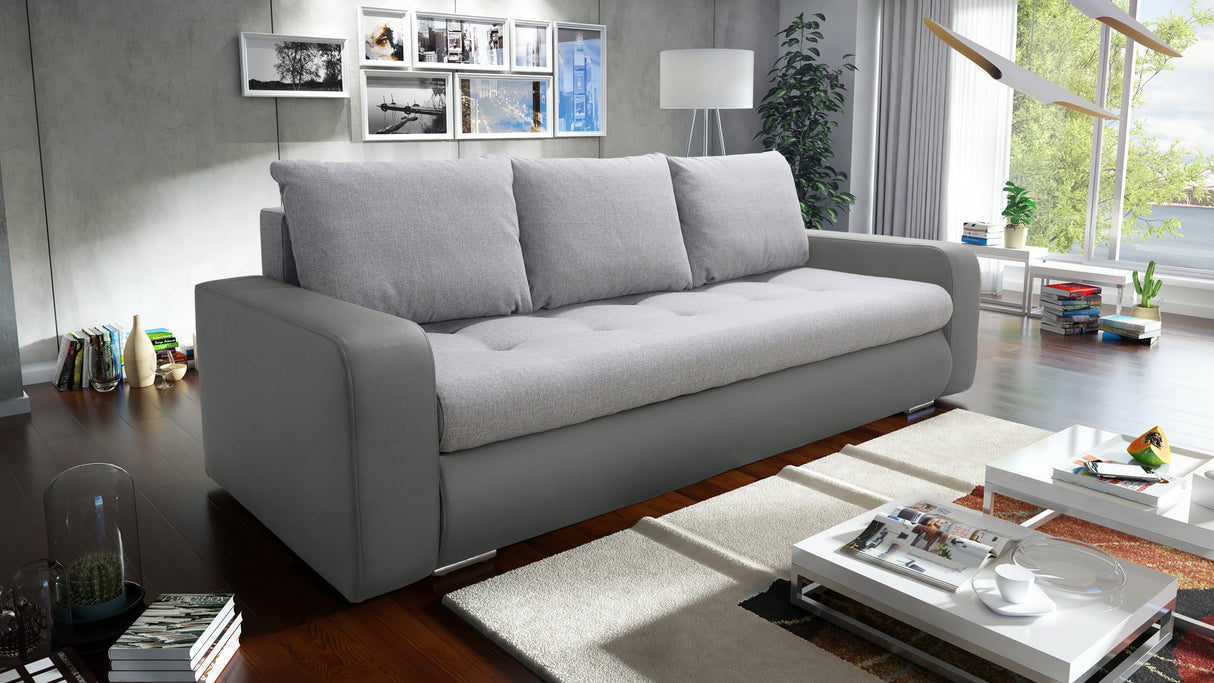 Slaapbank Davy 228cm / Bonell-veren + schuimkleur naar keuze