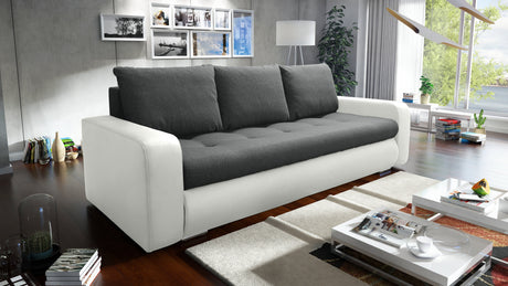 Slaapbank Davy 228cm / Bonell-veren + schuimkleur naar keuze