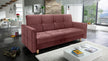 SOFA BETT COSMO 210cm / FEDERN + SCHAUM AUSWAHL DER FARBE LEICHT ZU REINIGENDER STOFF