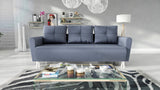 Slaapbank, keuze uit meerdere kleuren, 221 cm, Seasy Clean stof / Bonell veren + schuim