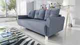 Slaapbank, keuze uit meerdere kleuren, 221 cm, Seasy Clean stof / Bonell veren + schuim