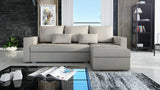 UNIVERSAL ECKSOFA BETT LOTUS 229CM BEIGE PAROS02 / SCHAUM 2X STAURAUM