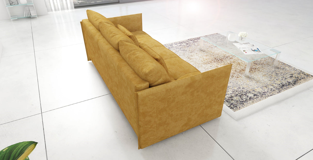 NIEUW! SLAAPBANK NESS 199CM VERING + SCHUIM / KLEURKEUZE