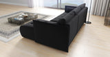 Sofa narożna z funkcją spania NESS 214CM / SPRĘŻYNY + PIANKA / WYBÓR KOLORU