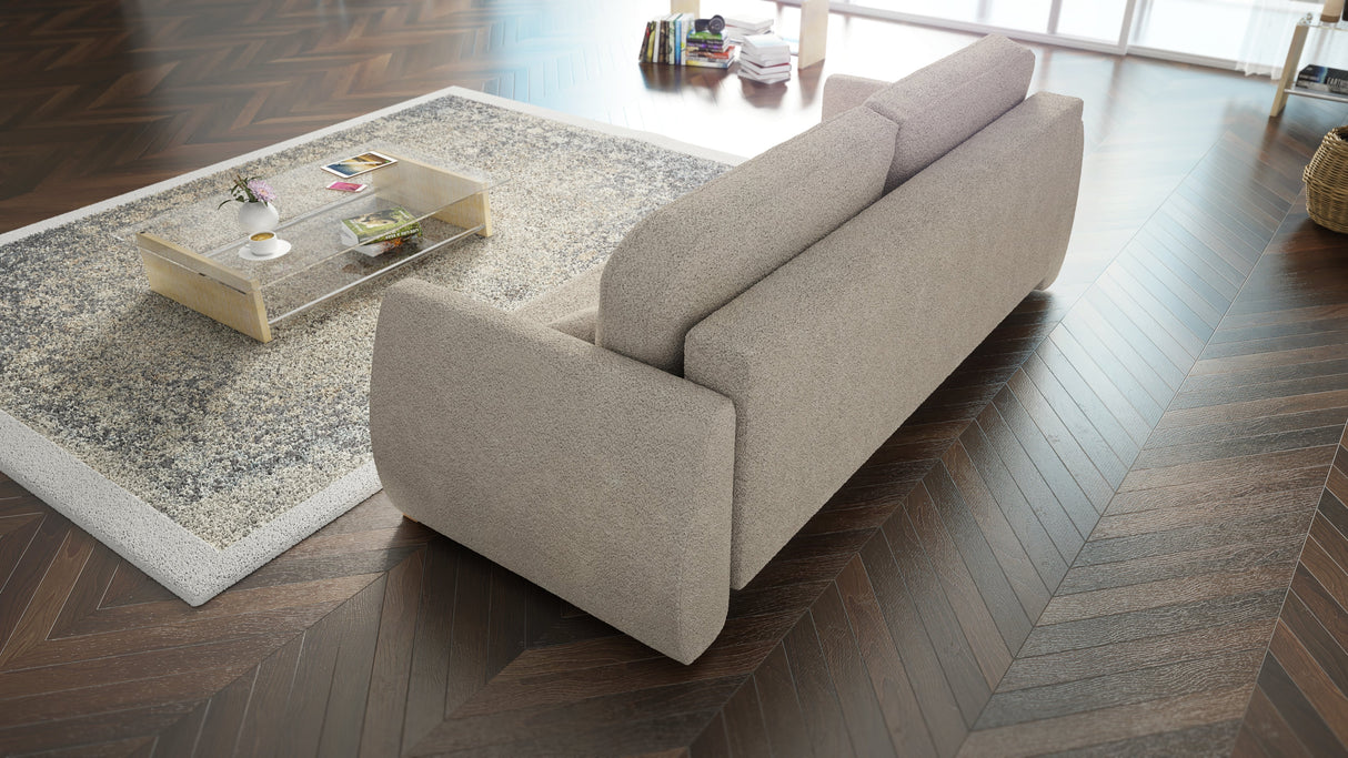 NIEUW! SLAAPBANK DALIA 221CM BONELL VEREN + SCHUIM / KLEURKEUZE