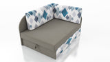 UNIVERSAL CORNER SOFA BED KUBUS CUBE GREY/DIAMONDS Children room