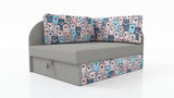 UNIVERSAL CORNER SOFA BED KUBUS CUBE GREY / TEDDY Children room